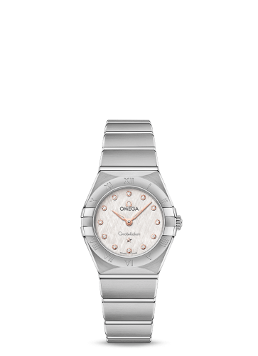Omega Constellation Manhattan 25 Quartz Stainless Steel / Silver Silk